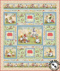Gnome and Garden Free Quilt Pattern