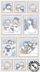 Northcott Snow Much Fun Flannel Panel