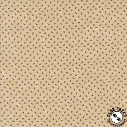 Moda A Vintage Christmas Berries Tan