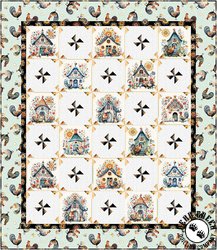 Poultry and Pinwheels Quilt Pattern