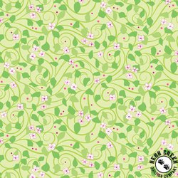 Benartex Serenity Water Lilies Lime