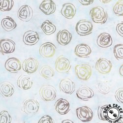 Anthology Fabrics Faye Baliscapes Batik Scribble Dot Cloud