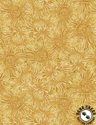 Wilmington Prints Chickadee Charm Packed Floral Yellow Wilmington Prints Chickadee Charm Packed Floral Yellow