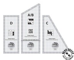 Creative Grids Scrap Crazy 8 Inch Templates