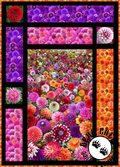 Digital Garden View Free Quilt Pattern by Elizabeth's Studio