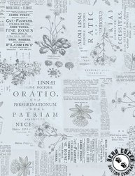 Wilmington Prints Garden Grace Floral Monograph Blue